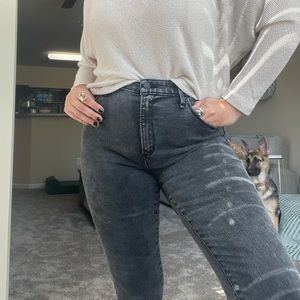 Abercrombie Super High Rise Skinny Jeans